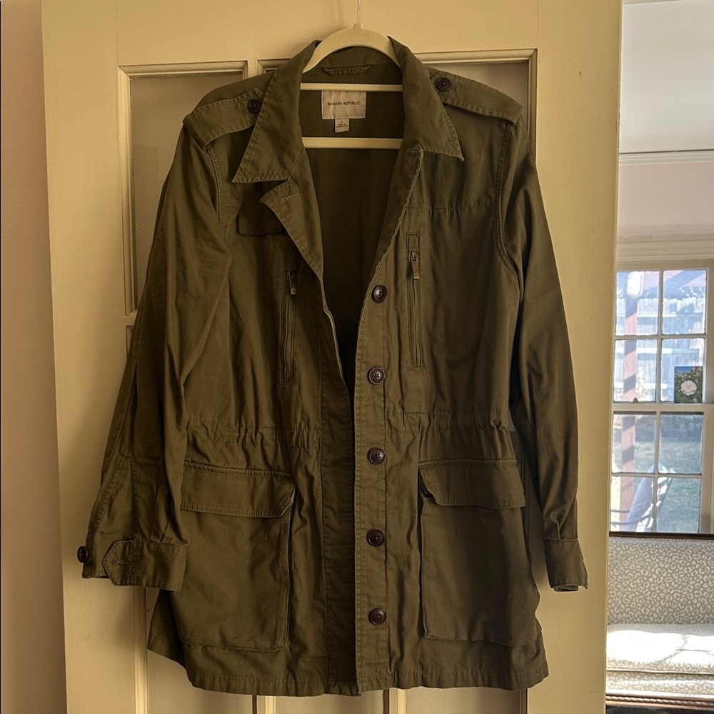 Banana Republic Khaki Utility Jacket for Women
